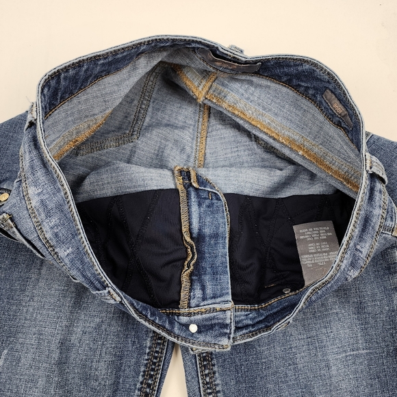 Seven7 Melissa McCarthy Jeans Women 16 Boot Cut Distressed Blue Denim (36x30) - Picture 8 of 12